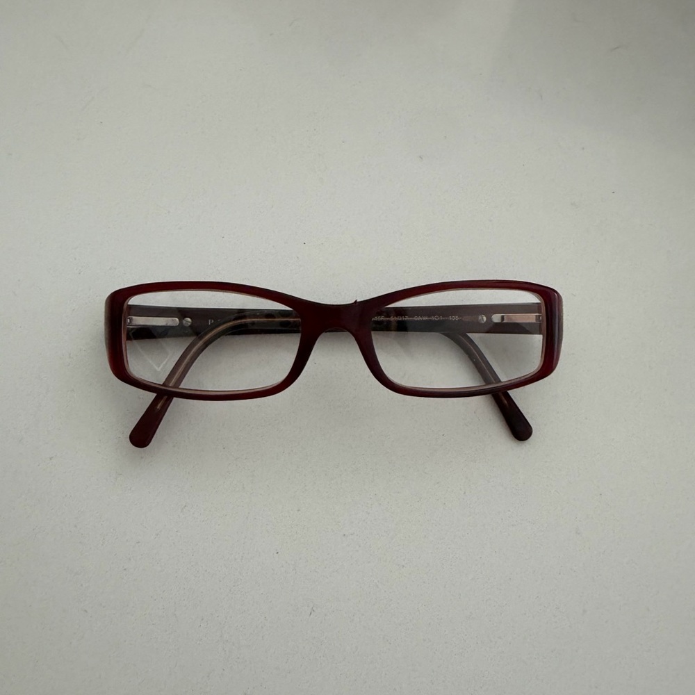 Vintage Red Frame Prada Eyeglasses